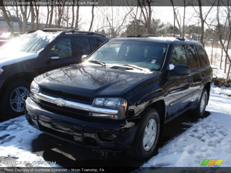 Black / Dark Pewter 2003 Chevrolet TrailBlazer LS 4x4