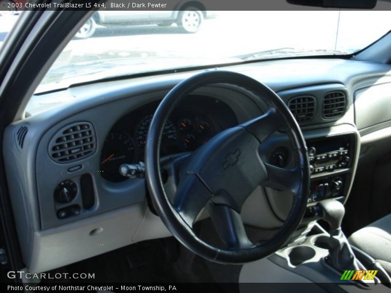 Black / Dark Pewter 2003 Chevrolet TrailBlazer LS 4x4