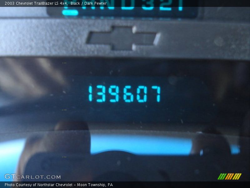 Black / Dark Pewter 2003 Chevrolet TrailBlazer LS 4x4