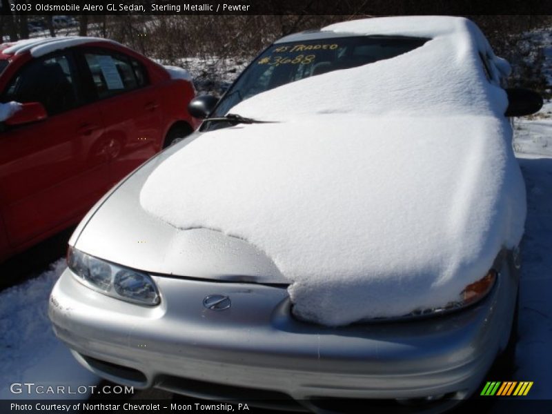 Sterling Metallic / Pewter 2003 Oldsmobile Alero GL Sedan
