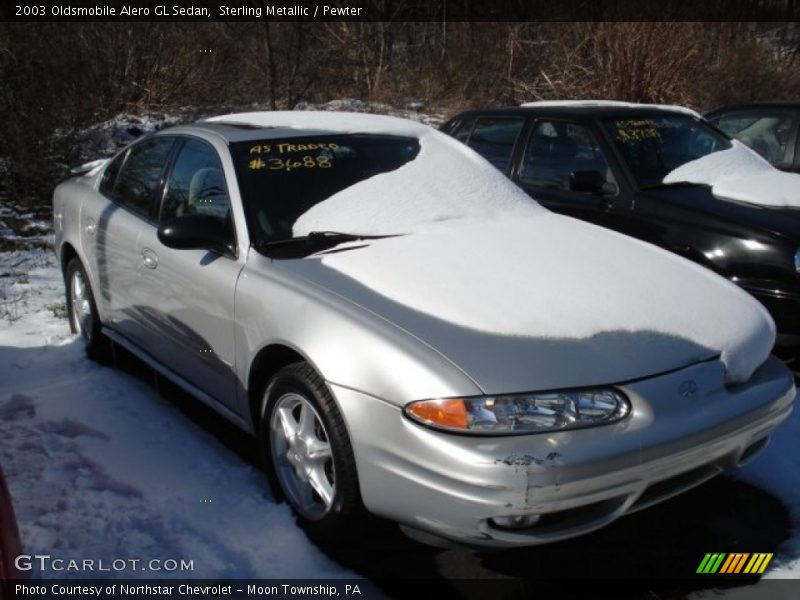 Sterling Metallic / Pewter 2003 Oldsmobile Alero GL Sedan
