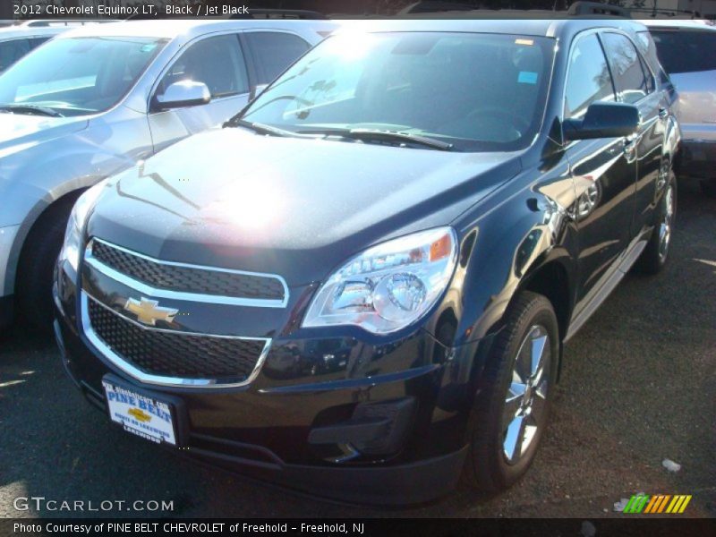 Black / Jet Black 2012 Chevrolet Equinox LT