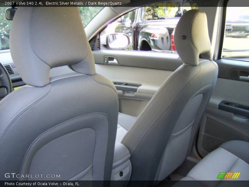 Electric Silver Metallic / Dark Beige/Quartz 2007 Volvo S40 2.4i