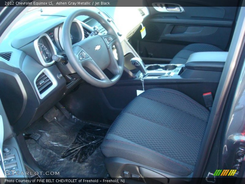 Ashen Gray Metallic / Jet Black 2012 Chevrolet Equinox LS