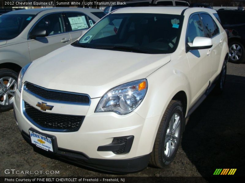 Summit White / Light Titanium/Jet Black 2012 Chevrolet Equinox LT