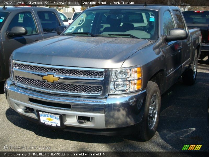 Graystone Metallic / Dark Titanium 2012 Chevrolet Silverado 1500 LS Crew Cab 4x4