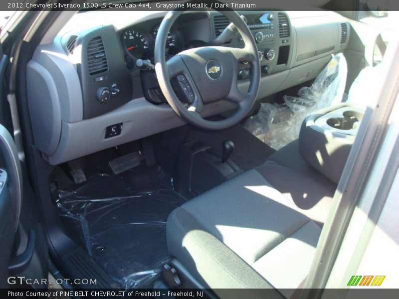 Graystone Metallic / Dark Titanium 2012 Chevrolet Silverado 1500 LS Crew Cab 4x4