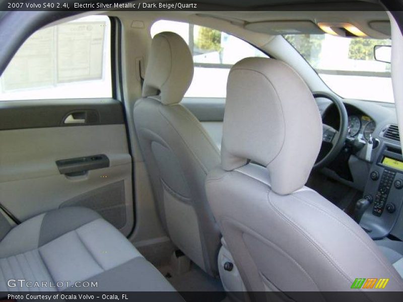 Electric Silver Metallic / Dark Beige/Quartz 2007 Volvo S40 2.4i