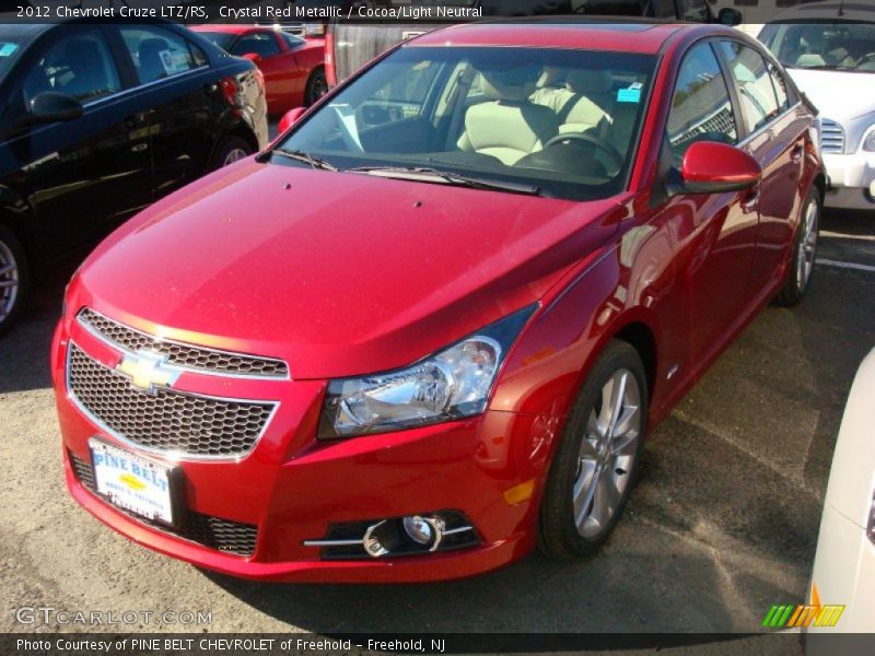 Crystal Red Metallic / Cocoa/Light Neutral 2012 Chevrolet Cruze LTZ/RS