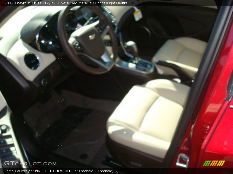 Crystal Red Metallic / Cocoa/Light Neutral 2012 Chevrolet Cruze LTZ/RS