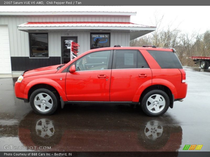 Chili Pepper Red / Tan 2007 Saturn VUE V6 AWD