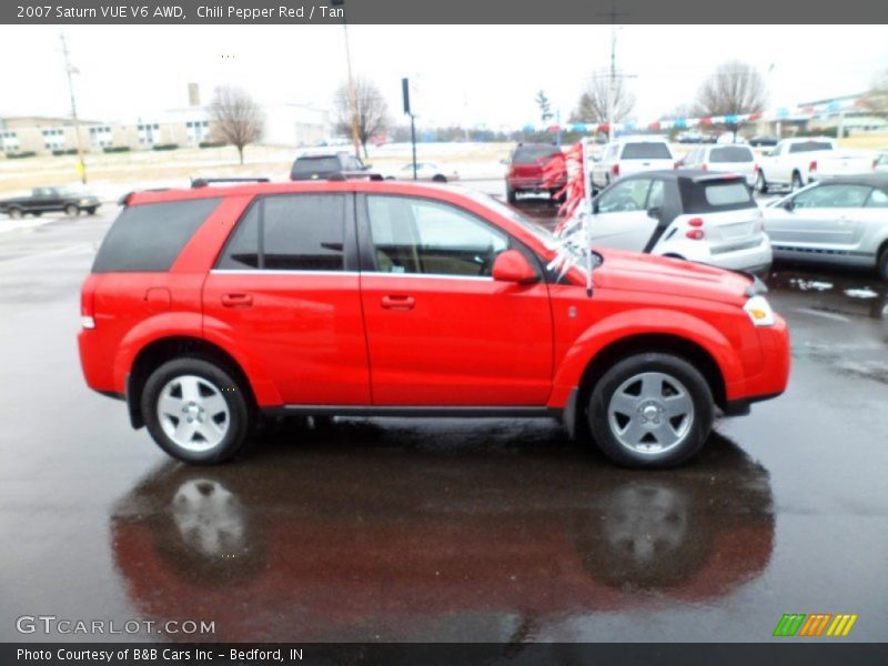 Chili Pepper Red / Tan 2007 Saturn VUE V6 AWD