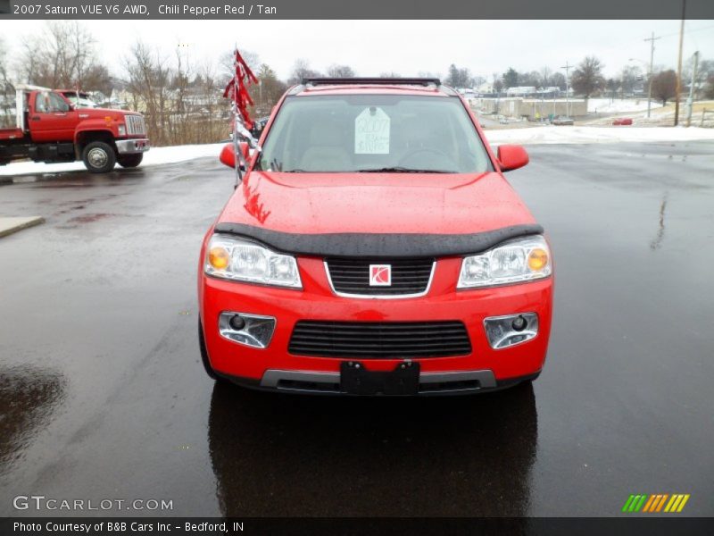 Chili Pepper Red / Tan 2007 Saturn VUE V6 AWD