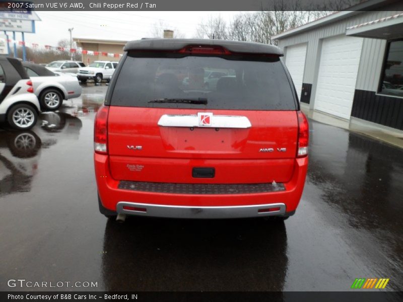 Chili Pepper Red / Tan 2007 Saturn VUE V6 AWD