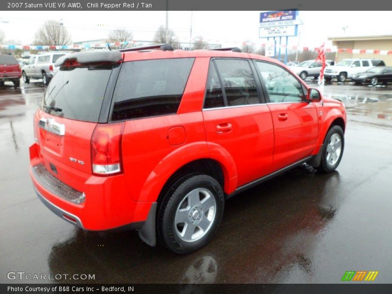 Chili Pepper Red / Tan 2007 Saturn VUE V6 AWD