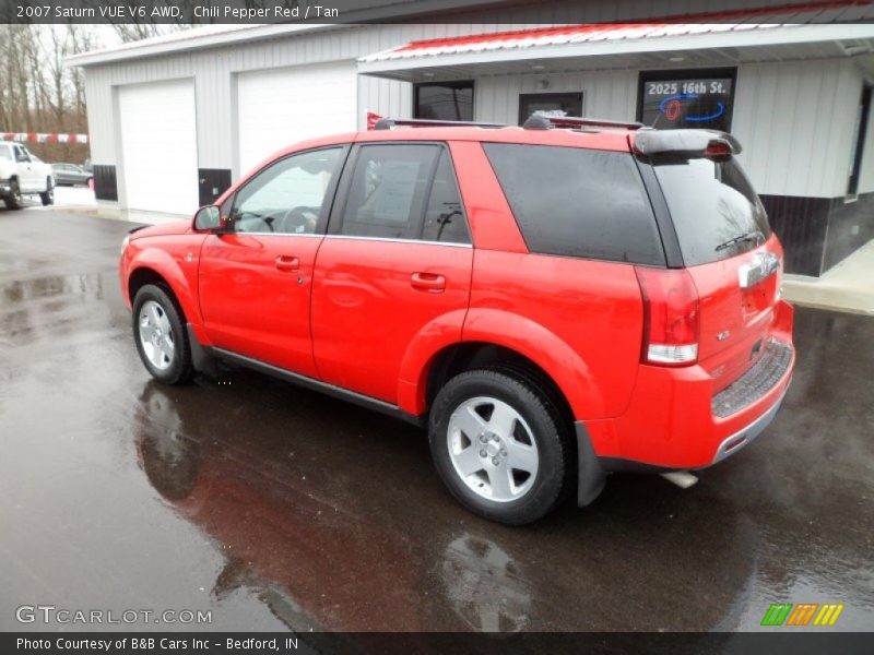 Chili Pepper Red / Tan 2007 Saturn VUE V6 AWD