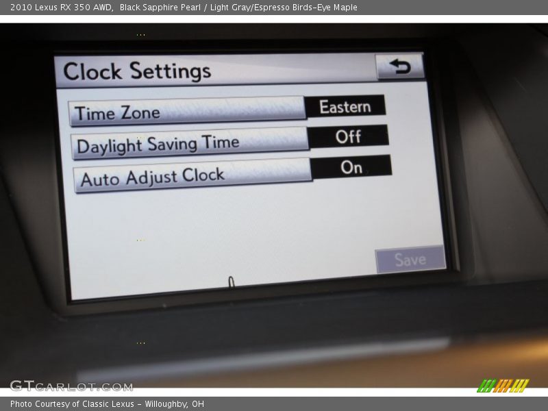 Black Sapphire Pearl / Light Gray/Espresso Birds-Eye Maple 2010 Lexus RX 350 AWD