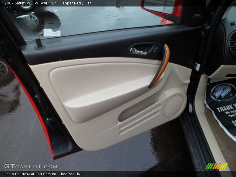 Chili Pepper Red / Tan 2007 Saturn VUE V6 AWD
