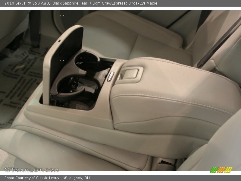 Black Sapphire Pearl / Light Gray/Espresso Birds-Eye Maple 2010 Lexus RX 350 AWD