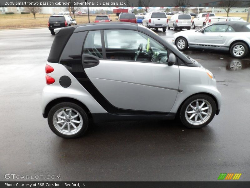  2008 fortwo passion cabriolet Silver Metallic