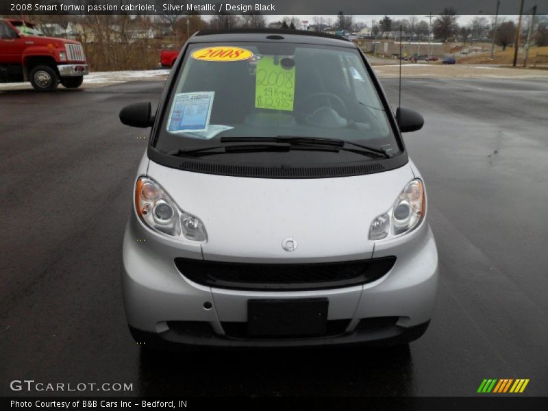 Silver Metallic / Design Black 2008 Smart fortwo passion cabriolet