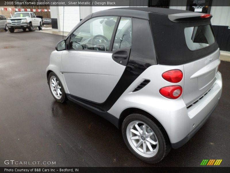 Silver Metallic / Design Black 2008 Smart fortwo passion cabriolet