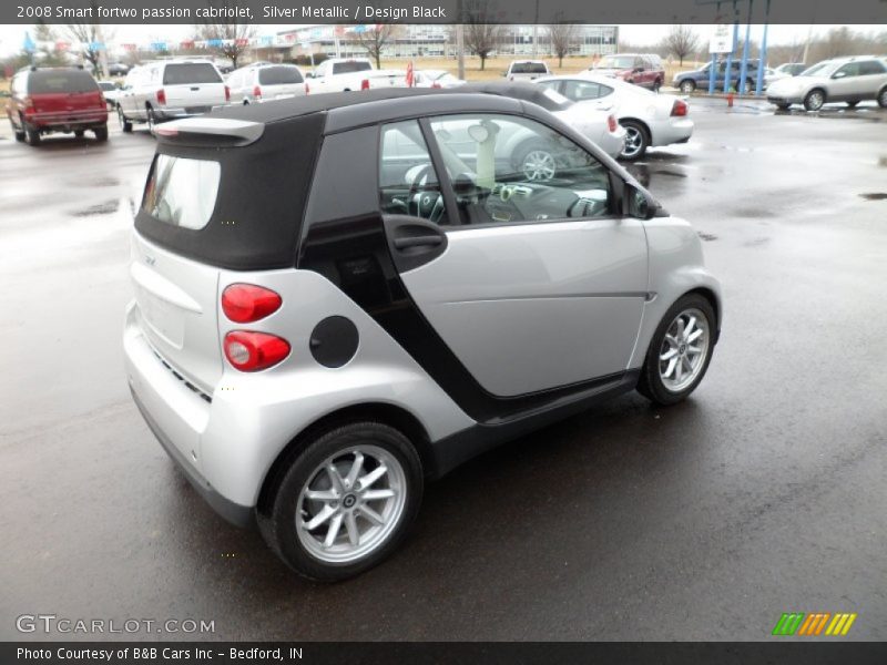 Silver Metallic / Design Black 2008 Smart fortwo passion cabriolet