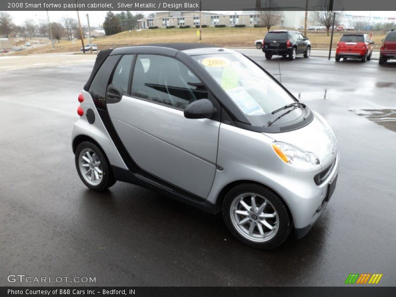 Silver Metallic / Design Black 2008 Smart fortwo passion cabriolet