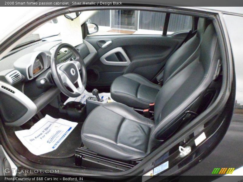  2008 fortwo passion cabriolet Design Black Interior