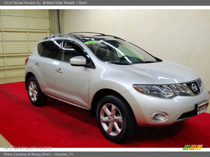 Brilliant Silver Metallic / Black 2010 Nissan Murano SL
