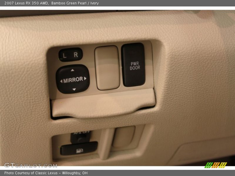 Bamboo Green Pearl / Ivory 2007 Lexus RX 350 AWD