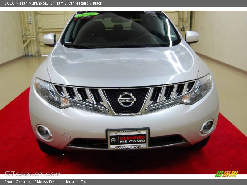 Brilliant Silver Metallic / Black 2010 Nissan Murano SL