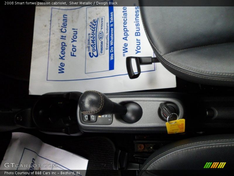 Silver Metallic / Design Black 2008 Smart fortwo passion cabriolet