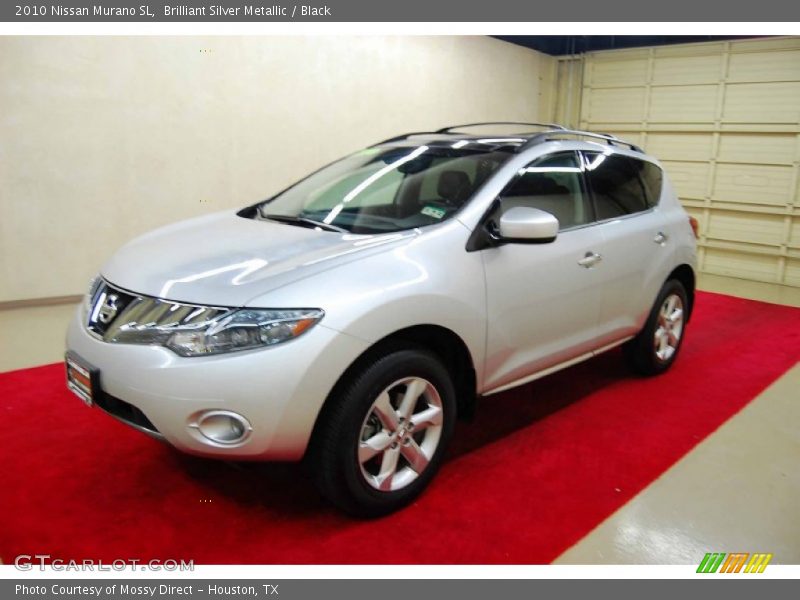 Brilliant Silver Metallic / Black 2010 Nissan Murano SL