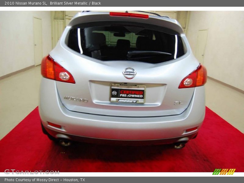 Brilliant Silver Metallic / Black 2010 Nissan Murano SL