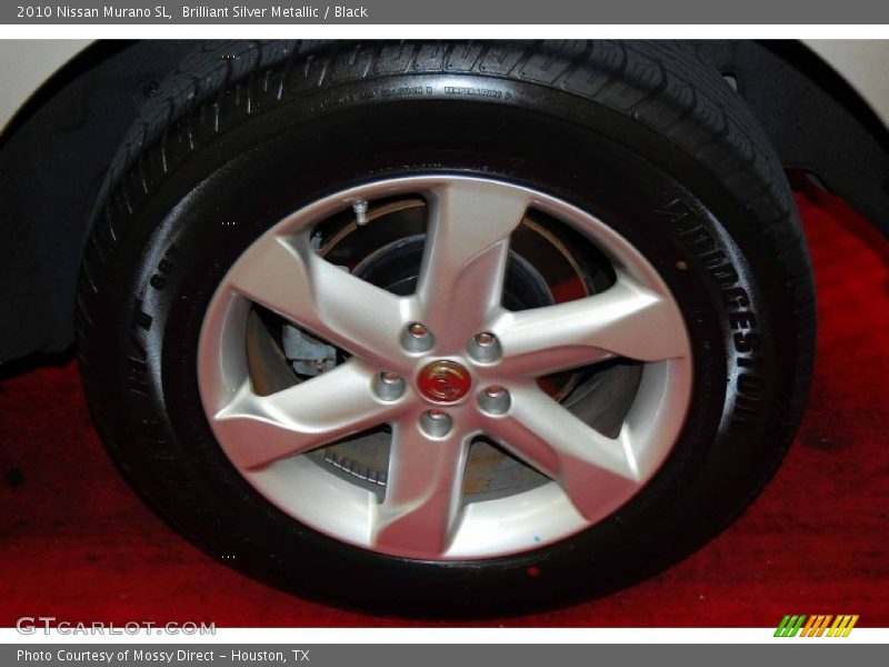 Brilliant Silver Metallic / Black 2010 Nissan Murano SL
