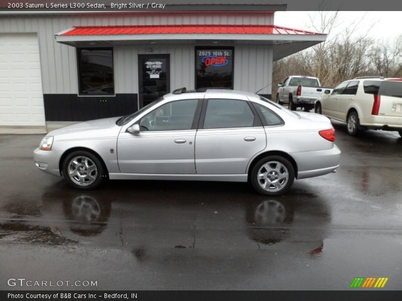 Bright Silver / Gray 2003 Saturn L Series L300 Sedan