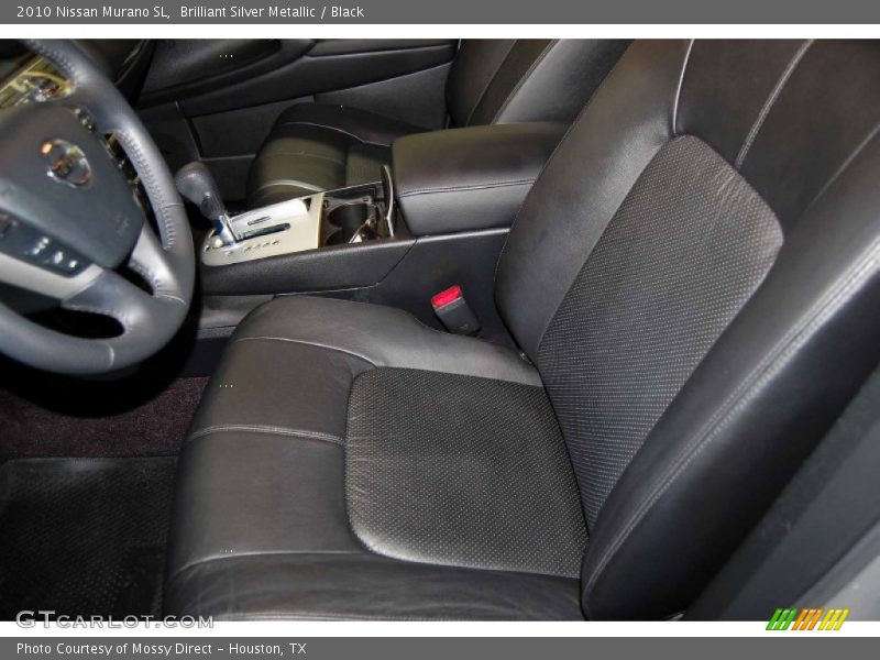 Brilliant Silver Metallic / Black 2010 Nissan Murano SL