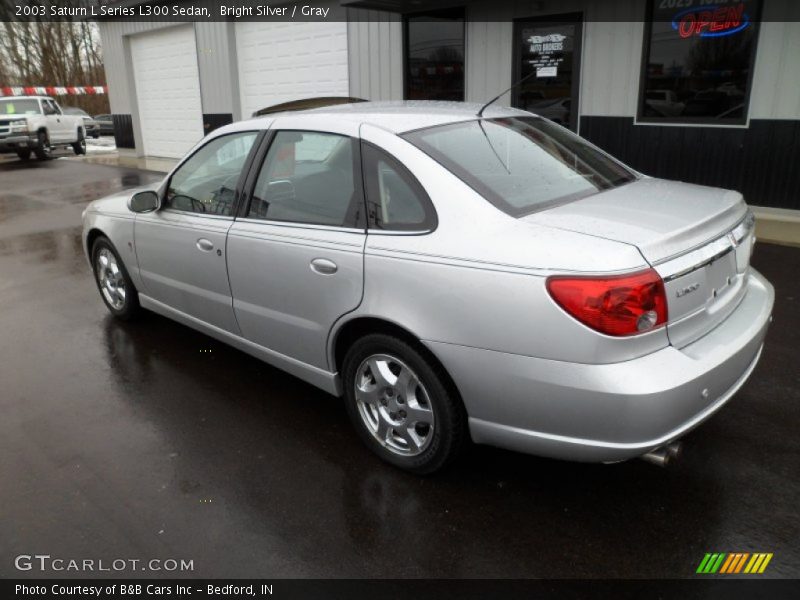 Bright Silver / Gray 2003 Saturn L Series L300 Sedan