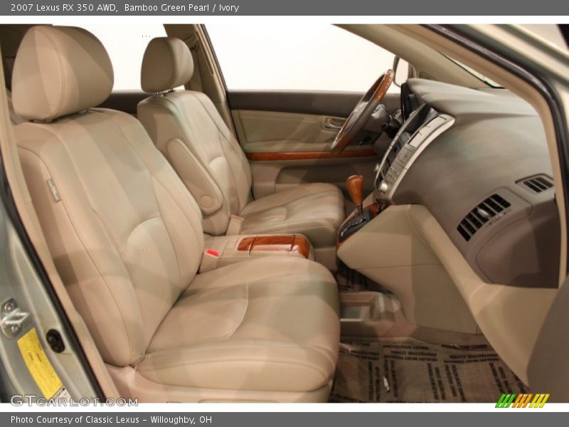 Bamboo Green Pearl / Ivory 2007 Lexus RX 350 AWD