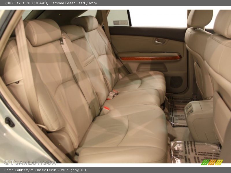 Bamboo Green Pearl / Ivory 2007 Lexus RX 350 AWD