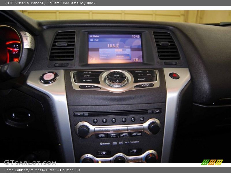 Brilliant Silver Metallic / Black 2010 Nissan Murano SL