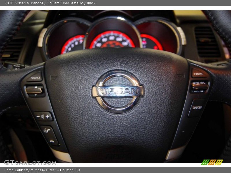 Brilliant Silver Metallic / Black 2010 Nissan Murano SL