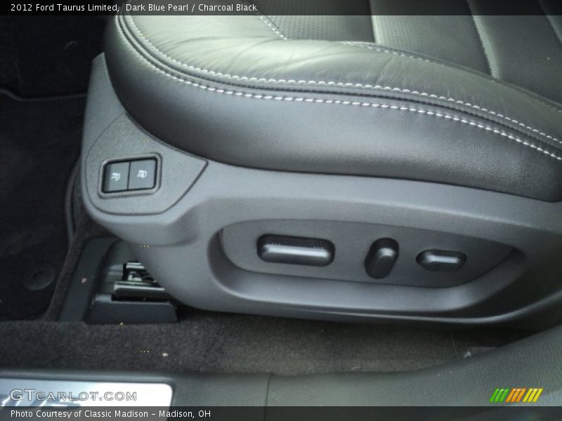 Dark Blue Pearl / Charcoal Black 2012 Ford Taurus Limited