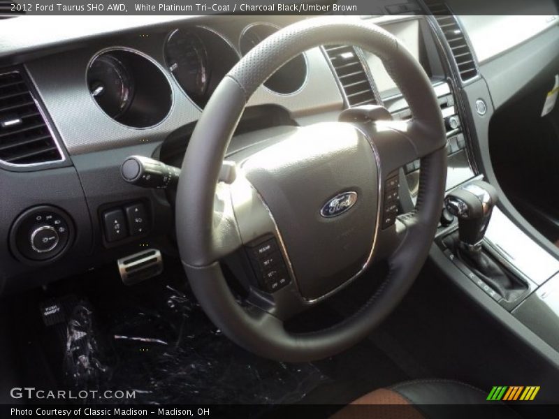  2012 Taurus SHO AWD Steering Wheel