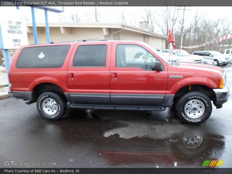Toreador Red Metallic / Medium Graphite 2001 Ford Excursion XLT 4x4