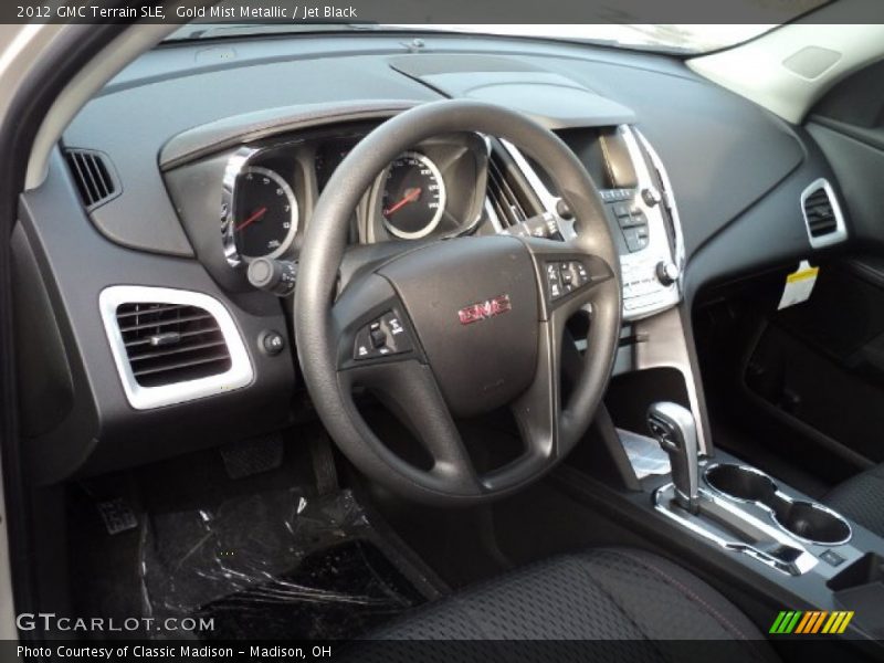 Gold Mist Metallic / Jet Black 2012 GMC Terrain SLE