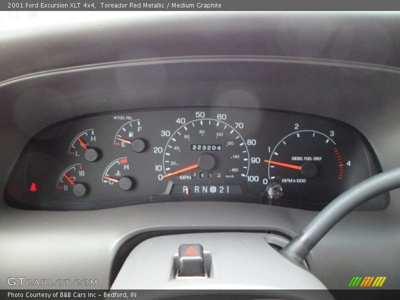 2001 Excursion XLT 4x4 XLT 4x4 Gauges