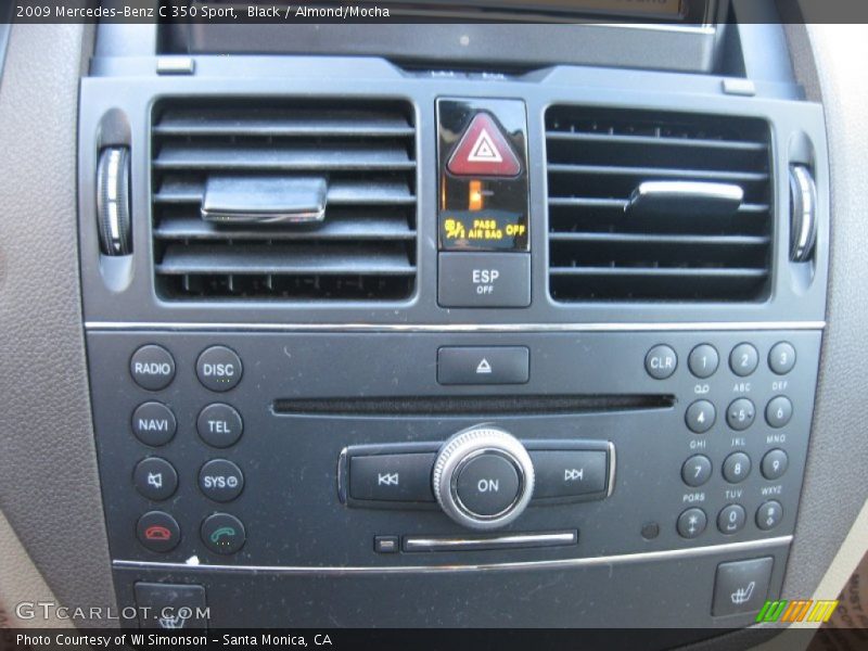 Black / Almond/Mocha 2009 Mercedes-Benz C 350 Sport