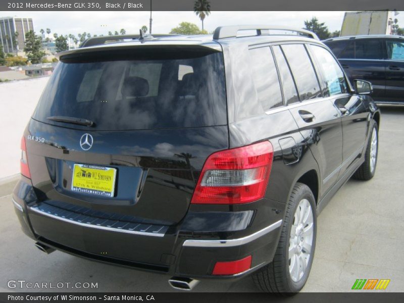 Black / Black 2012 Mercedes-Benz GLK 350